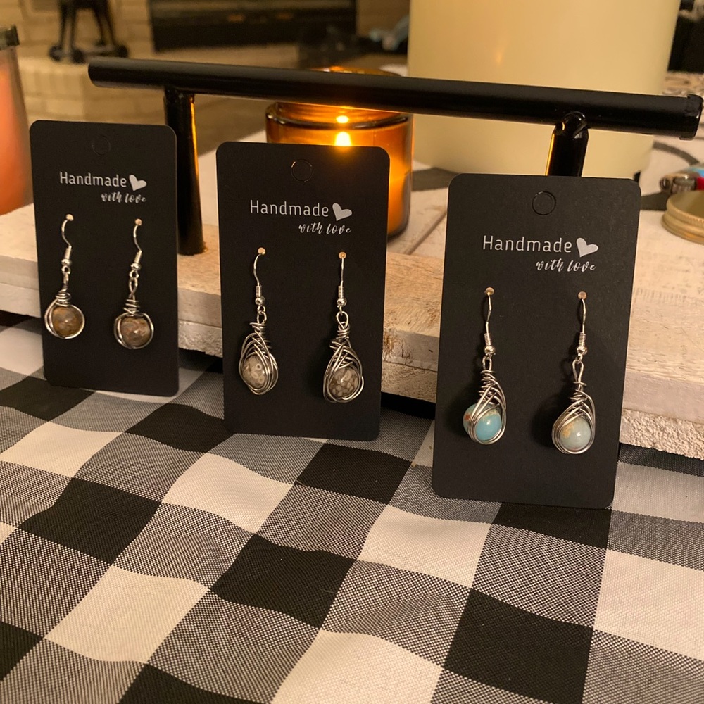 Hand crafted earrings from Minnesota